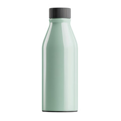 Modern Mint Green Bottle for Beverage Use on  transparent Background