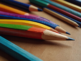 Fototapeta premium pencils art