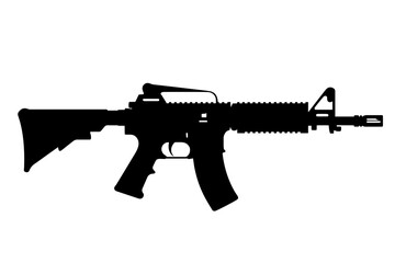 silhouette of a Assault Combat Carbine