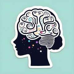 Empathetic portrayal of dyslexia, showcasing challenges and strengths. Ideal for educational materials, awareness campaigns, and inclusive design projects. AI generated art