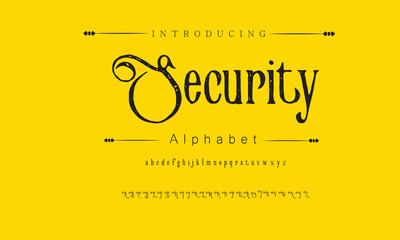 Distinctive Vintage Font Styles