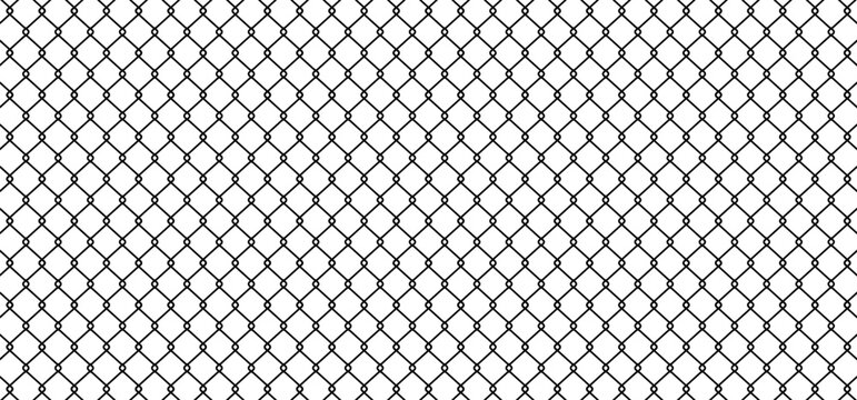 Wire net background vector illustration, black wire mesh isolated, barrier net metal wall, barbed wire fence, black grid for backdrop, fence barb for construction zone, wire grid of fence