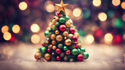 christmas tree and lights