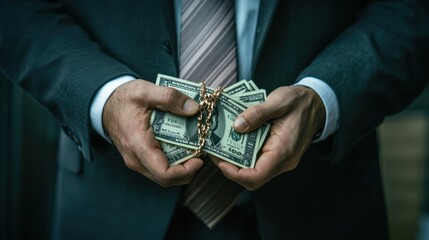 A high-level corporate executive is caught orchestrating a massive embezzlement and fraud scandal