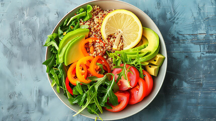 A Colorful Medley Of Tuna And Vegetables