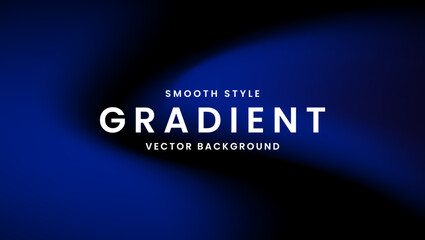 Smooth Blue Gradient Vector Background