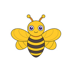 Bee vector kawaii art illustration