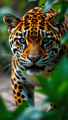 Obraz premium A cartoon drawing of a tiger standing on a rock