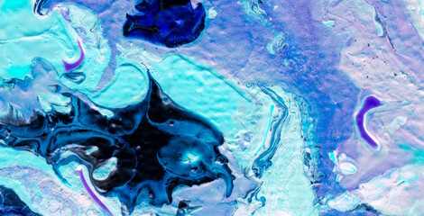 An Abstract Pattern of Water and Grunge Texture
