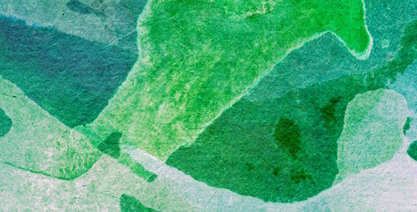 A Grunge-Inspired Painting with Water and Color Elements
