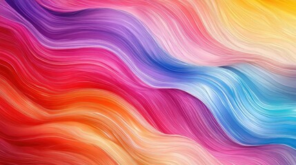 Flowing multicolor gradient brushstrokes with wavy textures, ideal for a modern abstract backdrop
