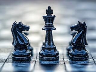 Fototapeta premium Strategist Analyzing Resolution Options, Boardroom Decision Making, Corporate Strategy, Business Planning, Executive Review.