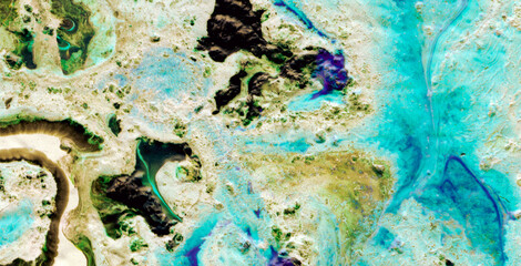 Seamless Artistic Design Featuring Light and Liquid Colors