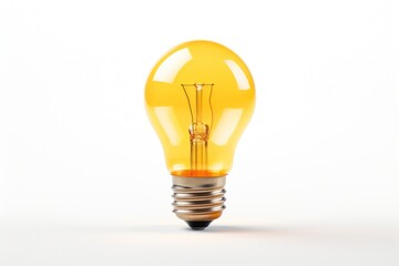 A light bulb glowing brightly, representing creativity and problem-solving