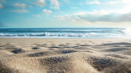 Fototapeta premium Display sea place for products sand sun beach