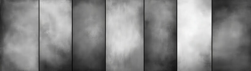 Fototapeta premium A series of blurry images with a grayish color scheme