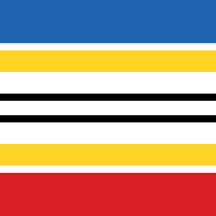 Obraz premium Piatykhatky flag