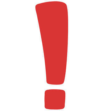 recommend clip art: red exclamation mark