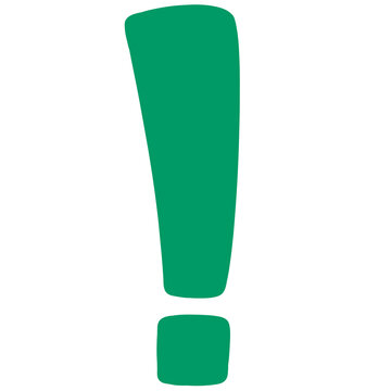 recommend clip art: green exclamation mark