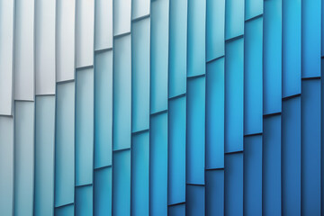 Obraz premium White and vibrant blue gradient color background, geometric.