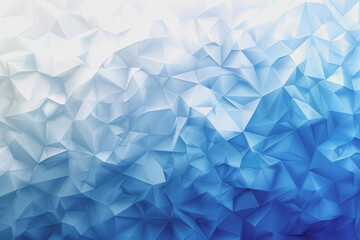 Obraz premium White and vibrant blue gradient color background, geometric.