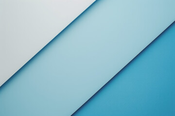 White and vibrant blue gradient color background, geometric.