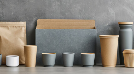 Sustainable product design studio. Innovative designers use renewable materials and eco-friendly resources. Functional packaging solutions that reduce waste and promote environmental responsibility.