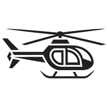 recommend clip art: Helicopter line art vector illustration
