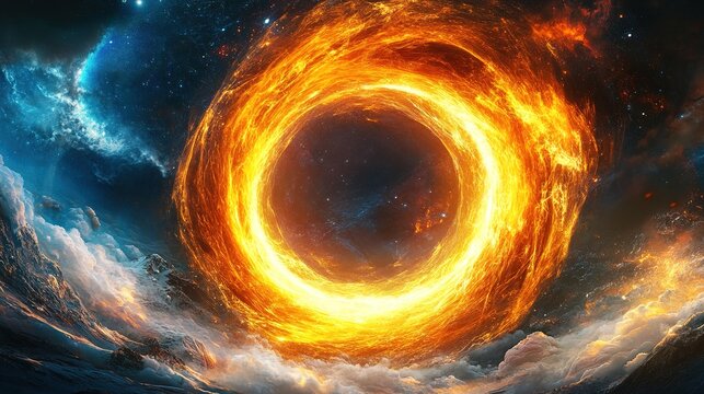 A mesmerizing depiction of time travel effects, showcasing dynamic light particle effects that create a sense of movement and energy, perfect for themes related to science fiction, adventure