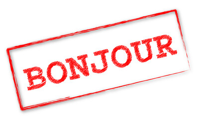 BONJOUR tampon © jusep