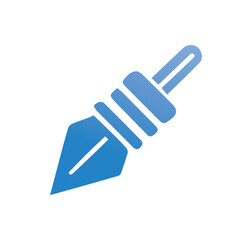 Pencil icon. Vector illustration. Flat design style