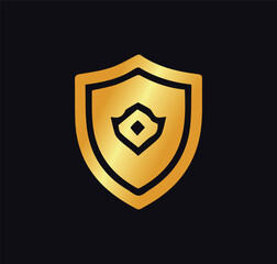 Shield logo design vector template. Security, protection, privacy concept