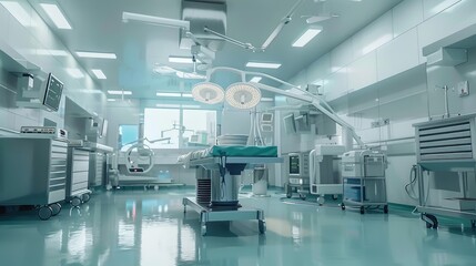Obraz premium A professional and organized hospital with state-of-the-art equipment and caring staff