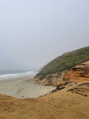 california Marin coast point Reyes canyon overlooking ocean beach 