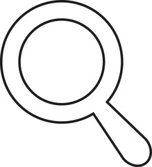 Magnifying Glass Line Icon