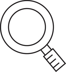 Magnifying Glass Line Icon