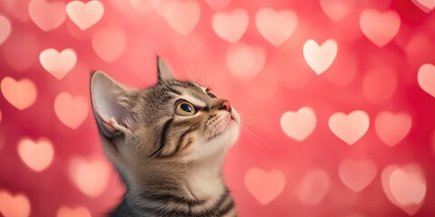 Charming Feline Relaxing in a Cozy Setting