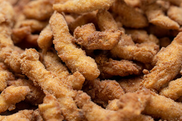 Chicken Fingers – Close-Up Perspective of a Tasty Snack on the Go