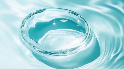 Translucent Gel Serum Highlighting Delicate Features