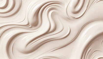 Cosmetic cream  texture realistic , Cream background. Generated by AI