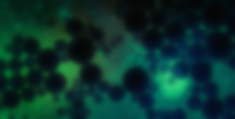 A Colorful Water-Inspired Painting with Grunge Elements
