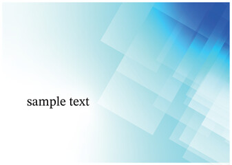 Fototapeta premium 青いグラデーションの抽象背景