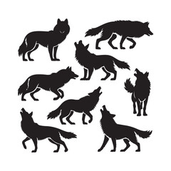 wolf silhouette