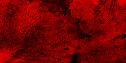 red polished stained watercolor background,  old style dark red grunge texture, watercolor background wallpaper with clouds. Red particles explosion on black background graphics pattern.	