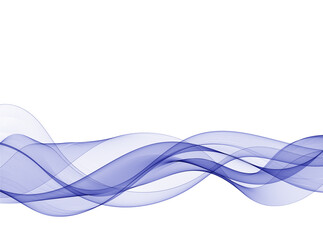 Blue abstract wave as a design element. Presentation template. Banner for advertising. Eps 10