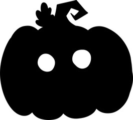 The Pumpkin jack o lantern for halloween or holiday concept.