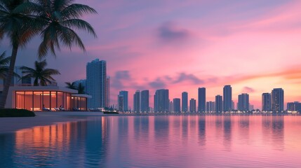 Four Seasons Hotel Bahrain Bay Glowing