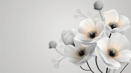 Assorted floral motifs arranged in sophisticated borders and frames, tailored for black and white coloring with crisp lines and clean outlines, ensuring a simple and enjoyable coloring book