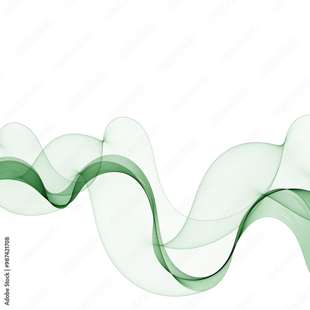 Wall mural colored wave background. vector design element. template for advertising. design for presentation, b