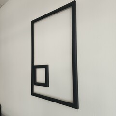 frame on wall